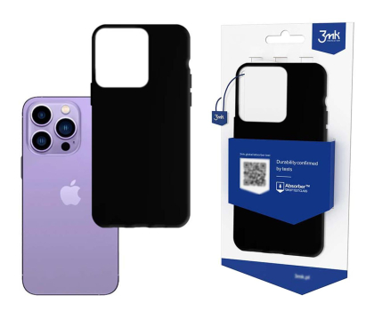 Etui do telefonów 3MK Etui Matt Case iPhone 14 Pro Max 6,7 Czarne 3M004036